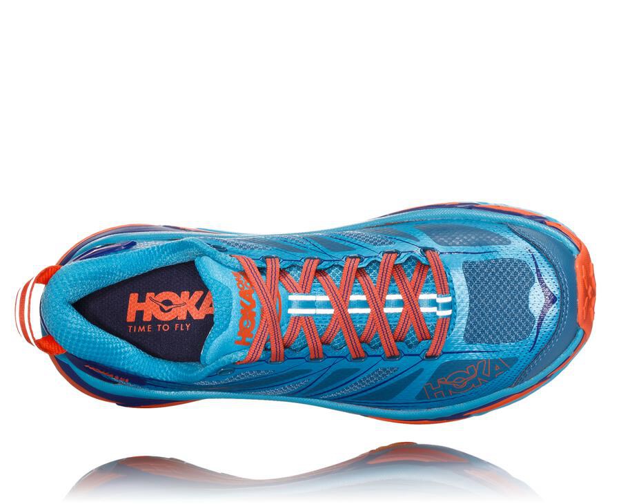 Hoka Australia One One Mafate Speed 2 - Womens Trail Shoes Blue - PUINW-6725